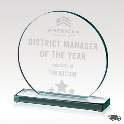 Starphire Glass Award, Round - Medium