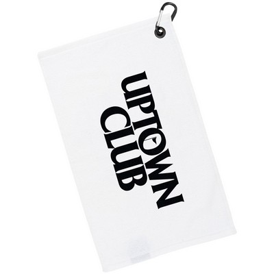 18" x 11" Junior White Golf Towels